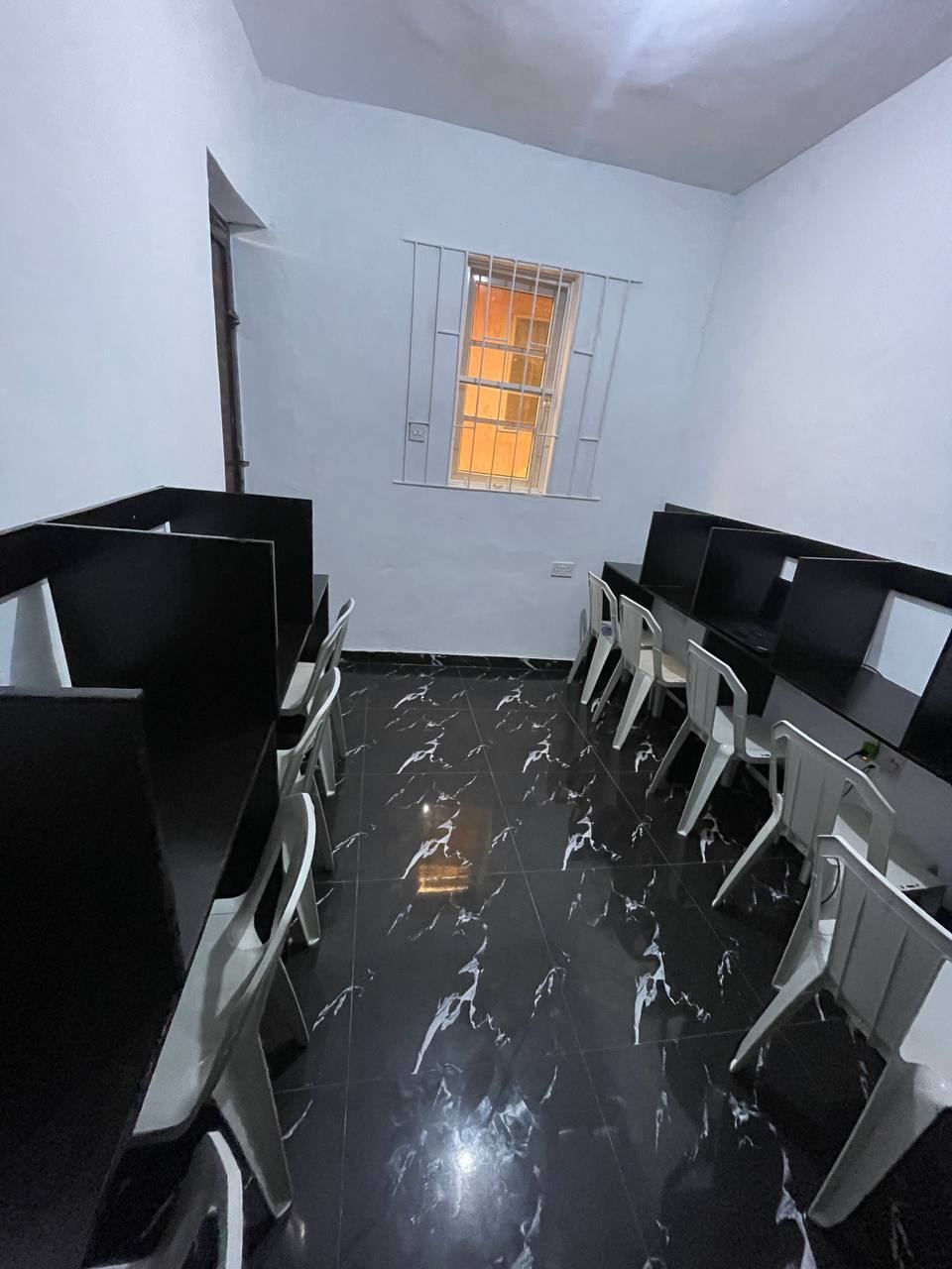 Inside the ZoneIn Hub coworking room, Alagbado, Lagos